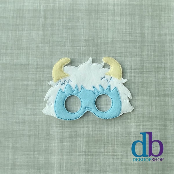 Yeti Mask - Abominable Snowman - Mr Blizzard-Apelike Creature-Kid & Adult - Creative Play - Halloween Costume - Dress-Up Mask - Pretend Play