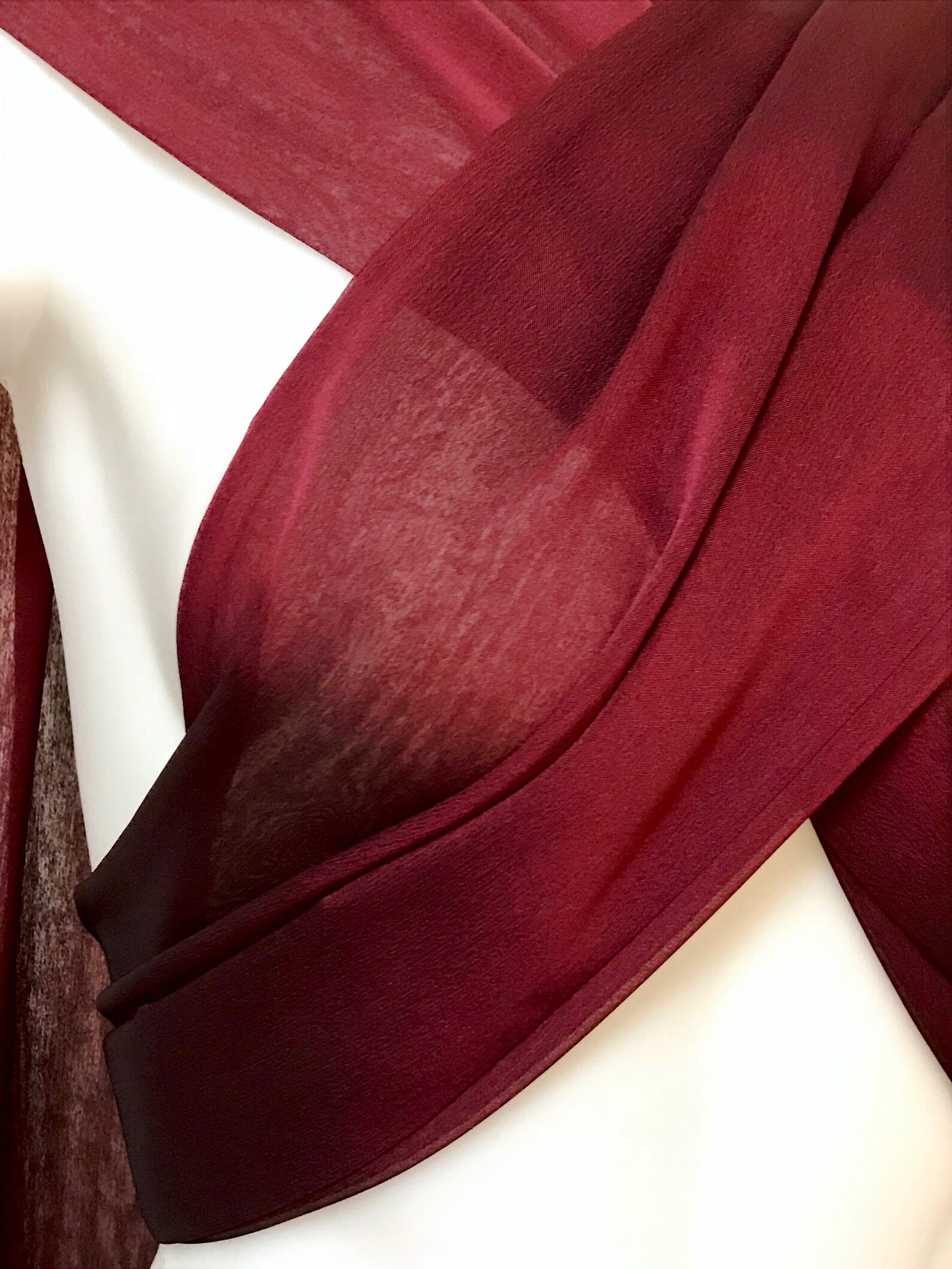 sheer chiffon wrap