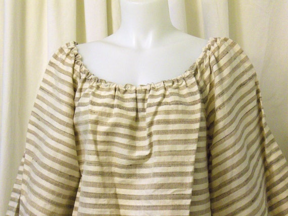 ivory peasant blouse