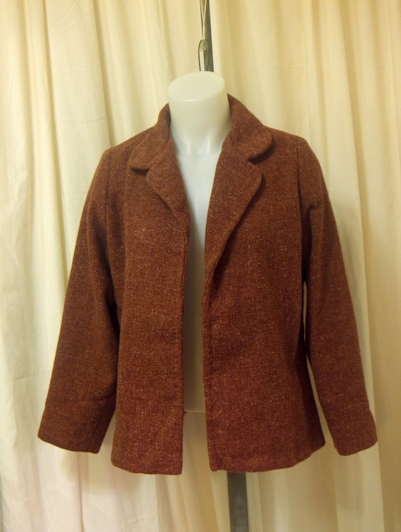 VINTAGE 1960s 'Mr Blackwell' Designer Coat in Ros… - image 1