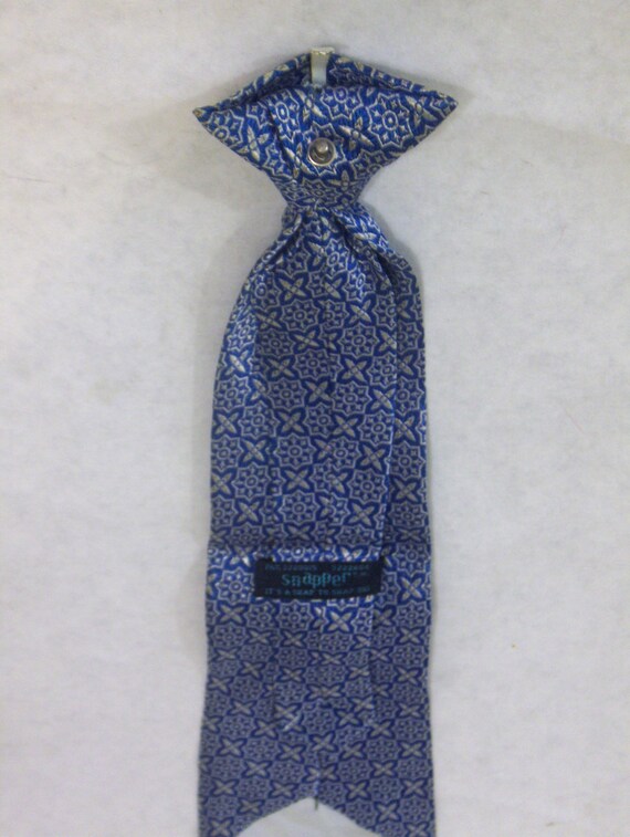 VINTAGE 1970s Wide Clip-on Neckties by 'Snapper' … - image 4