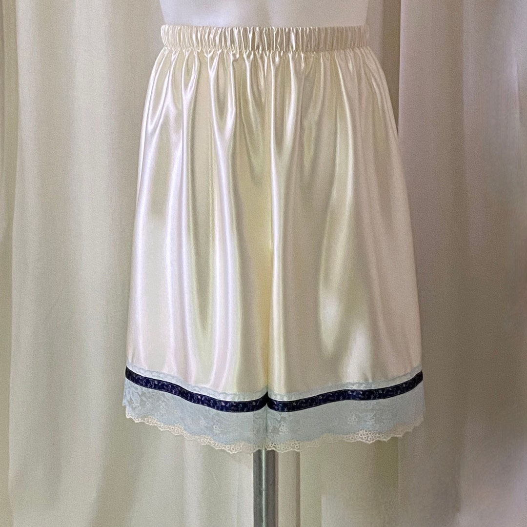 Black Satin Bloomers