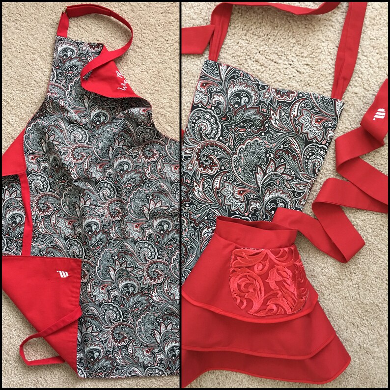 Personalized Aprons For the Newlyweds Custom Couples Etsy