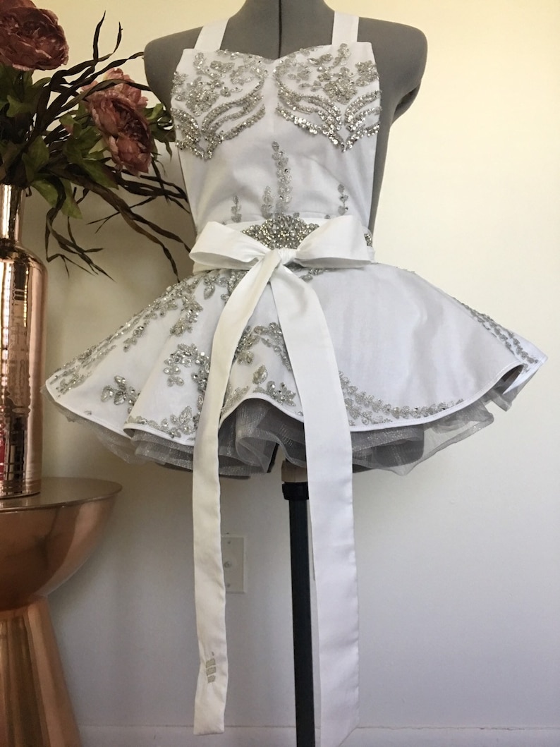 Bridal Apron Gift for her Bridal Shower Gift Personalized Etsy