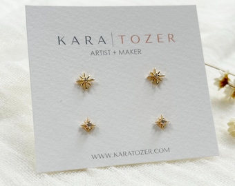 Star Stud Earrings, Gold Star Stud Earrings, Dainty Star Earrings, Star Stud Sets, Stacking Earrings Studs, Stacking Stud Earrings Tiny Gold