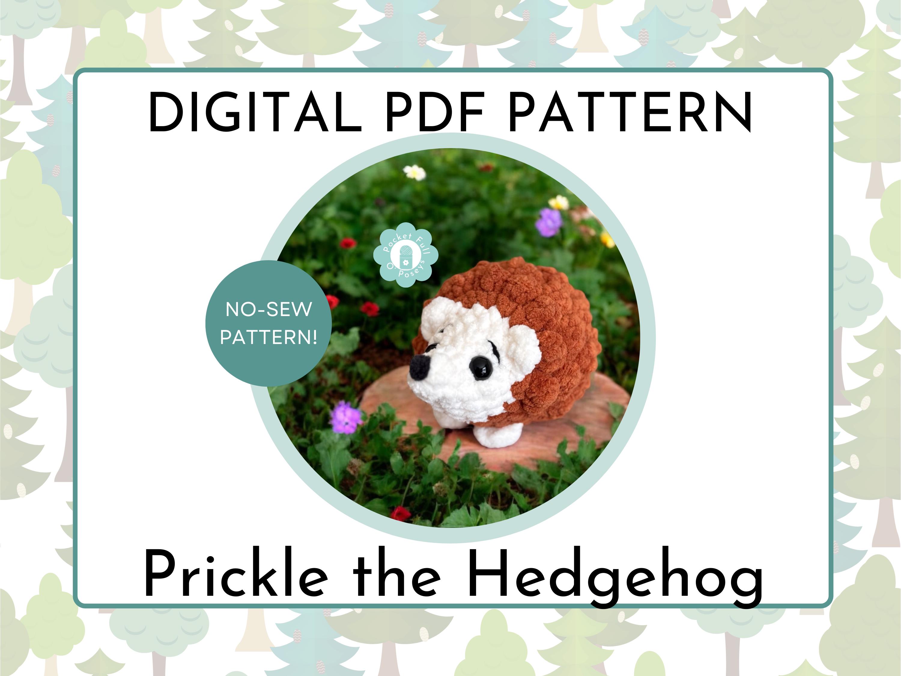 35 Hedgehog Crochet Patterns for Cute Woodland Amigurumi Gifts 11 Crochet Hedgehog Plushie Pattern- Digital Tutorial