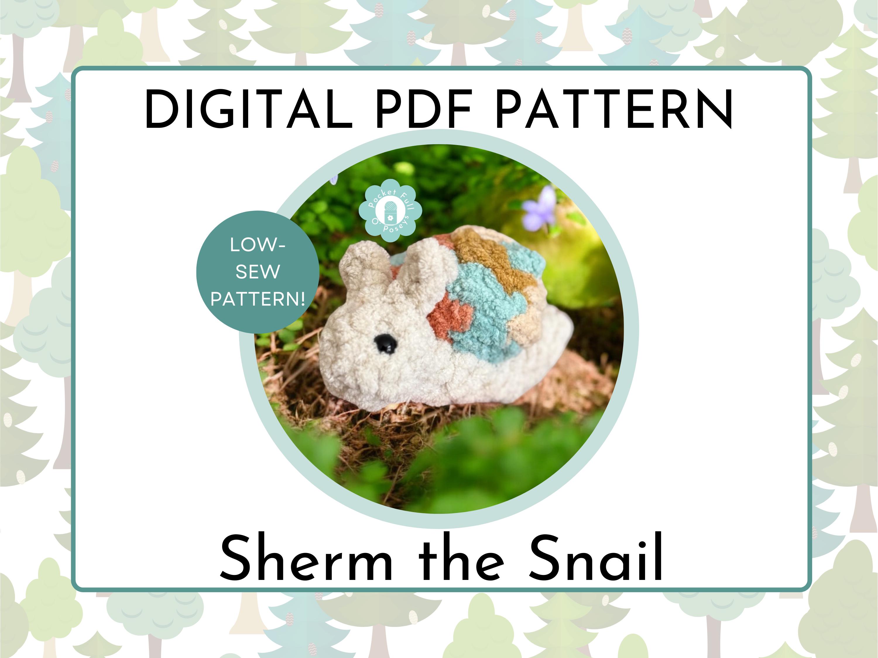 40 Crochet Snails, Slugs, Caterpillars, and Worms Patterns Worth Noticing 29 Crochet Snail Pattern: Low-Sew Amigurumi Plushie