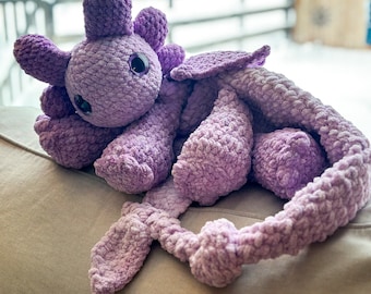 Purple Night Fury Dragon Snuggler