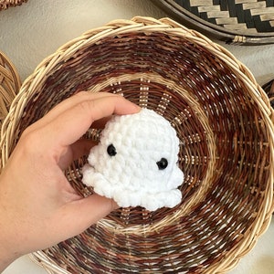 Mini Ghost Stress Toy, Worry Toy, Squishy, Desk Buddy, Pocket Pal, Plush, Plushie, Toy, Party Favor