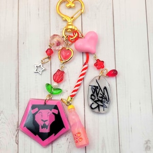 Handmade Saja Boy Inspired Keychains | Soda Pop | Kpop Demon | Hunters | Color Coded | Jinu, Romance, Baby, Abby, Mystery | Bag Charm | Fan