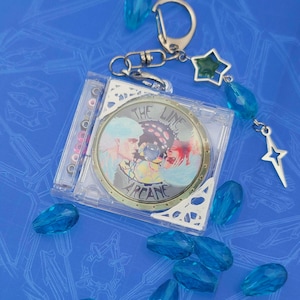 JayVik Acrylic Keychain: Arcane Album Cover - The Line | Jayce | Viktor | CD case | Y2k | League of Legends