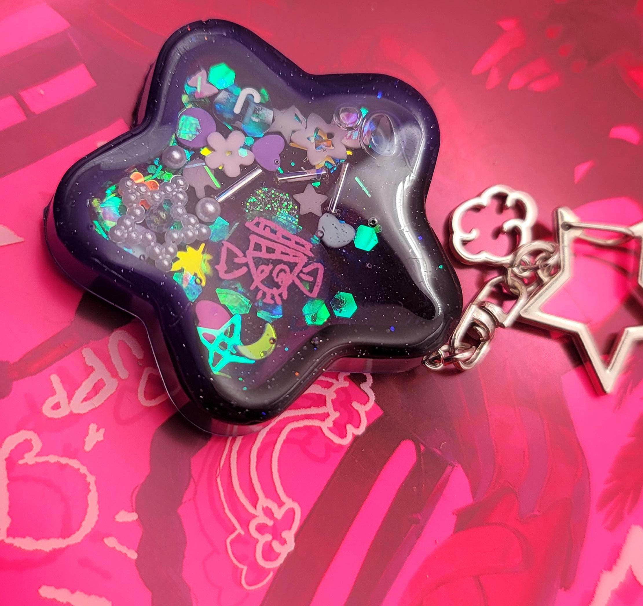 ARCANE: Jinx | Liquid Filled Resin SHAKER Keychain | Star