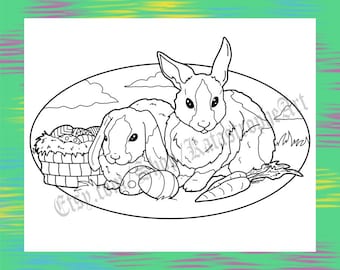 Printable Easter Coloring Page