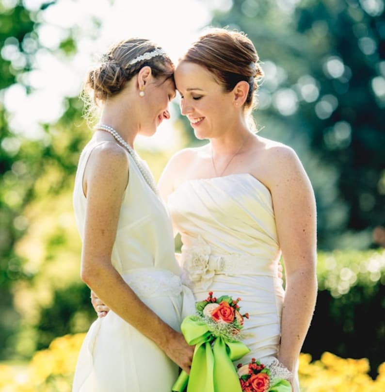 Our lesbian wedding