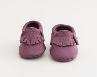 womens purple moccasins