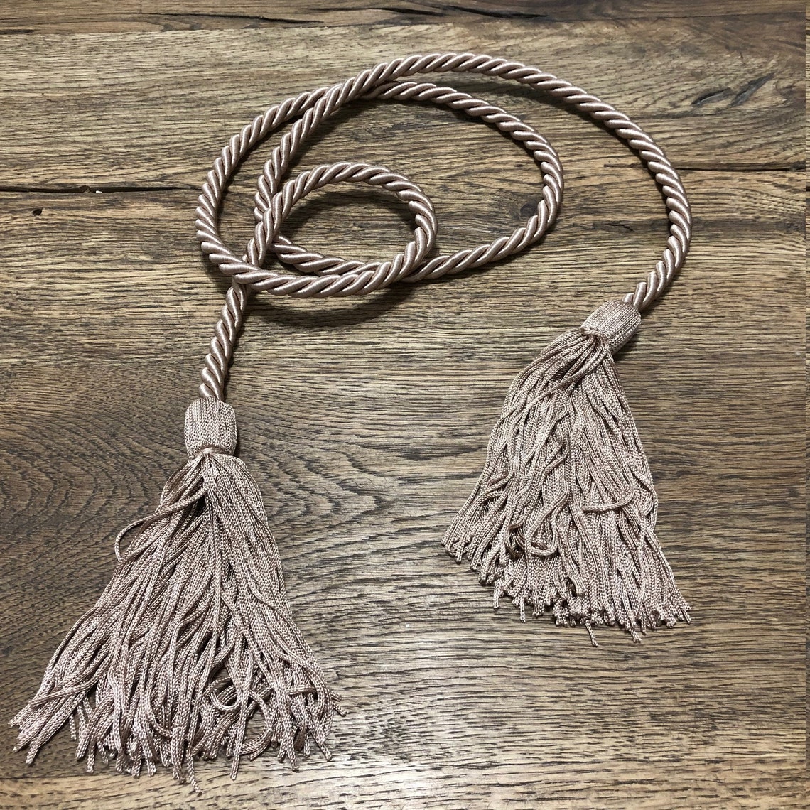 Braided Silk Tassel Rope Belt Nautical | Etsy
