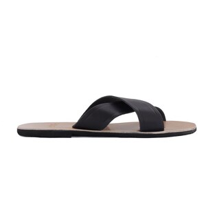 Handmade Greek Leather Sandals: &#39;Melpomene&#39; Vibram Antislip Outsole