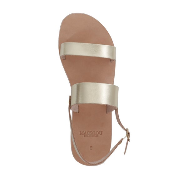 USA Seller: MAC&LOU Clio Greek Leather Sandals Handmade with Vibram Sole USA Seller: MAC&LOU Clio Greek Leather Sandals Handmade with Vibram Sole