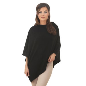 Mac&Lou Convertible Cashmere Blend Poncho Black image 1