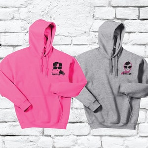 Thelma and Louise Hoodies Best Friends Bestie  Drinking Hoodies Partners in Crime Womens Hooded Sweatshirt Hoodie