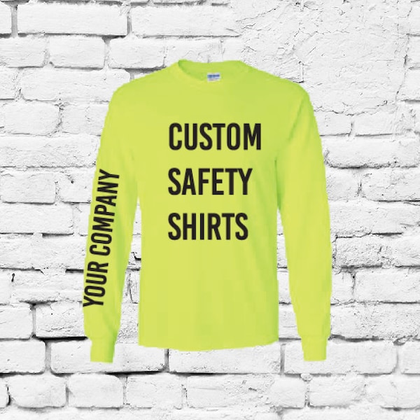 Long Sleeve Safety Shirt Etsy