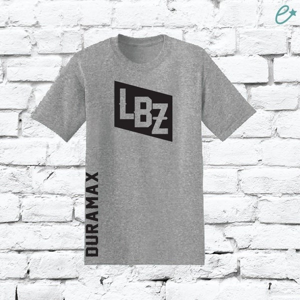 LBZ Duramax Custom Print Men's Crew Neck T-shirt Chev Diesel Big Truck Graphic Tee Soft Relaxed Shirt Retail Fit Tee