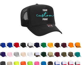 Custom Trucker Hats Mesh Back Hat Snapback Customizable Party Hats for Spring Break Girls Weekend Guys Weekend College Break