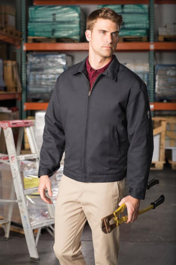 Custom Embroidery Workwear Work Jacket Red Kap Slash Pocket Custom Embroidery Workwear Work Jacket Red Kap Slash Pocket