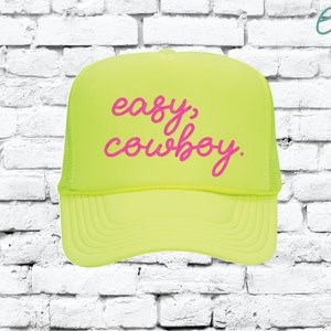 Easy Cowboy Trucker Hat Country Southern Trucker Hat