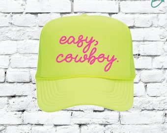 Easy Cowboy Trucker Hat Country Southern Trucker Hat