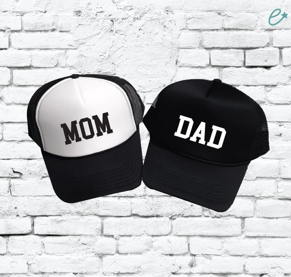 Parent Trucker Hats Baby Announcement 