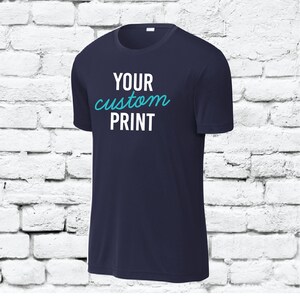 Benutzerdefinierte Herren ST720 Sport-Tek PosiCharge Re-compete T-Shirt personalisiertes T-Shirt