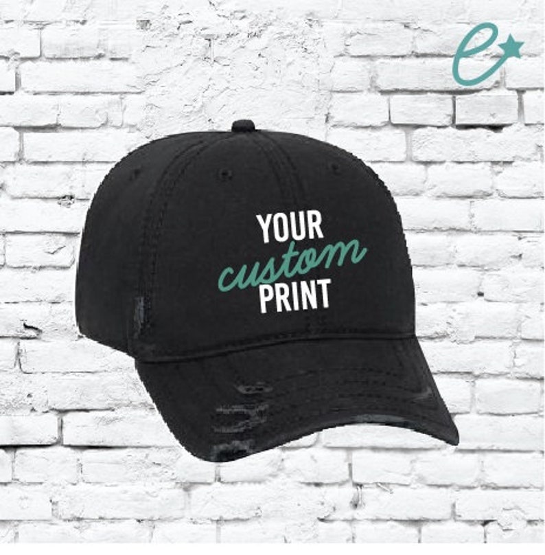 Custom Embroidery Trucker Hat Cotton Dad Cap Distressed Embroidered Text Outdoor Custom Embroidery Trucker Hat Cotton Dad Cap Distressed Embroidered Text Outdoor