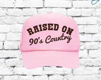 Aufgezogen auf 90er Country Custom Trucker Hat Snapback