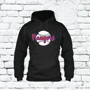 Personalized Baseball Mom Hoodie Your Team Name Hooded Sweatshirt Long Sleeve Kangaroo Jacket