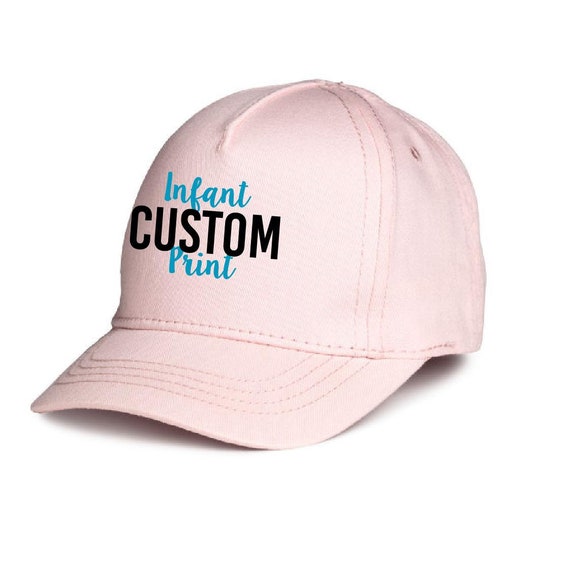 Light Pink Infant Hat Custom Embroidery Kids Hat Baseball Cap Personalized  Baby Hat