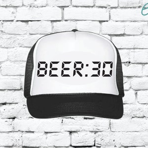 Beer 30 Trucker Hats Mesh Back Hat Snapback Customizable Party Hats