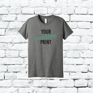 Custom Print 3600 Next Level Apparel Unisex Cotton Crew T-shirt