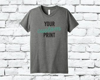 Custom Print 3600 Next Level Apparel Unisex Cotton Crew T-shirt