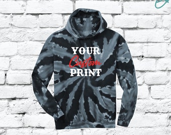 Felpa con cappuccio con stampa personalizzata Felpa con cappuccio tie dye Felpa con cappuccio Pullover Maglione Giacca in pile a maniche lunghe