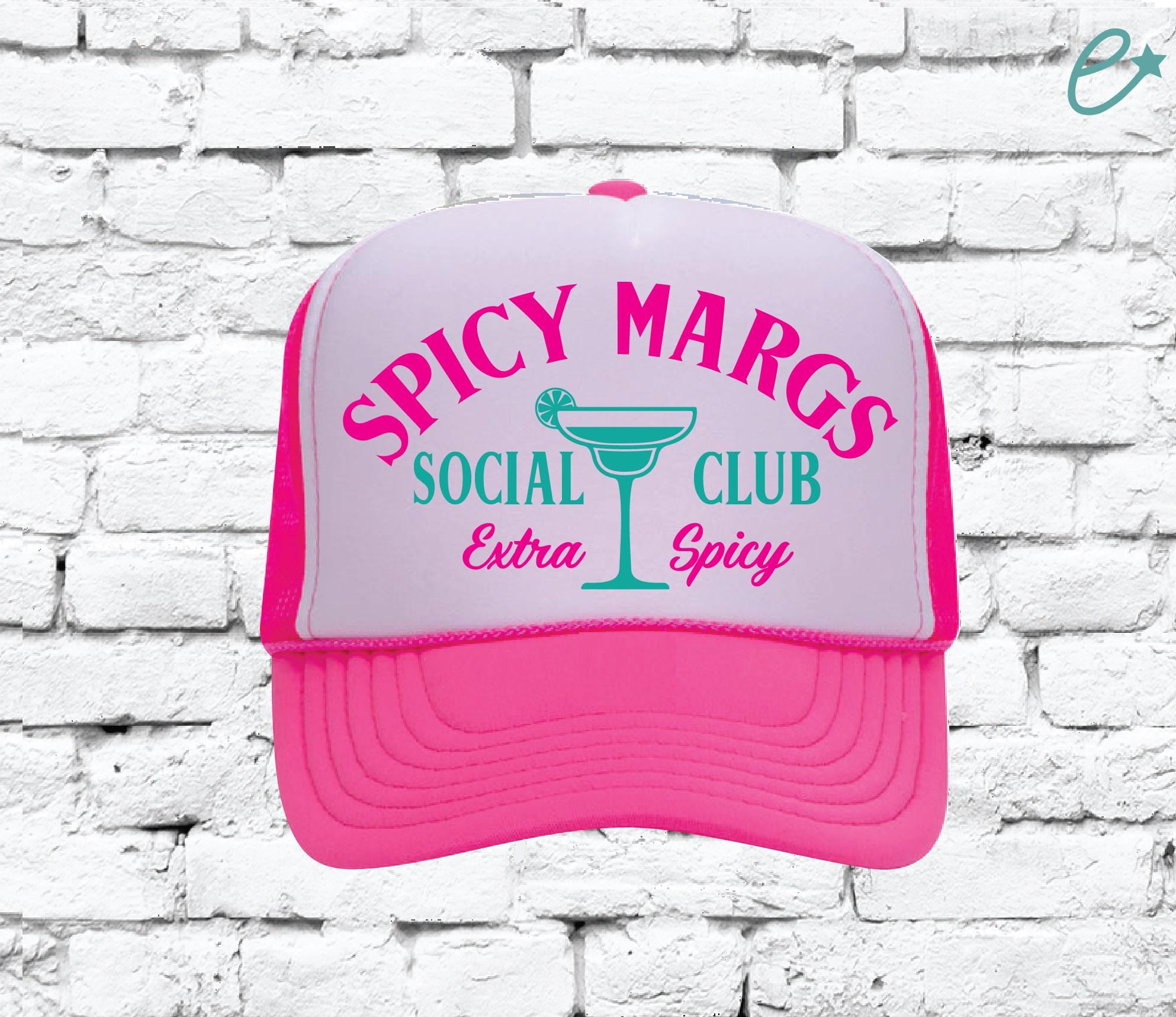 Spicy Margs Custom Trucker Hat Snapback - Etsy display picture 3