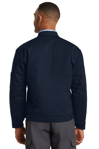 Custom Embroidery Workwear Work Jacket Red Kap Slash Pocket Custom Embroidery Workwear Work Jacket Red Kap Slash Pocket