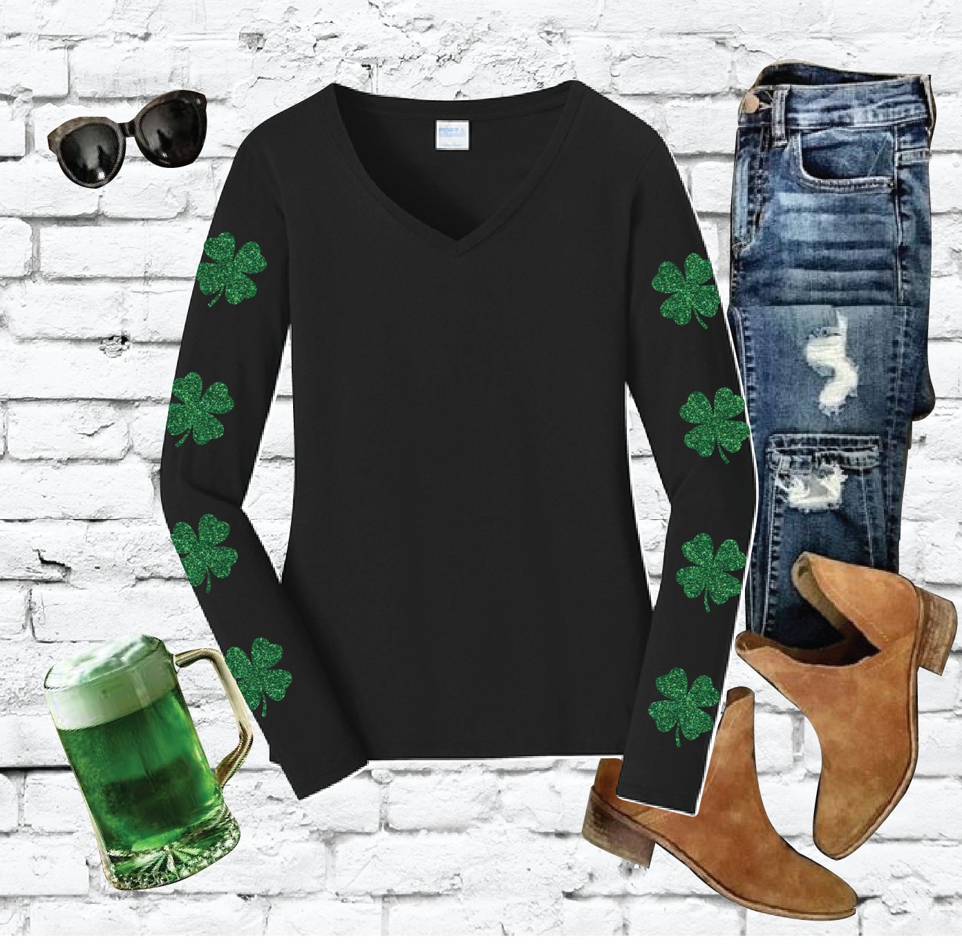 Saint Patricks Day Accessories Nokdvo Patrick's Day Tops For