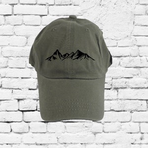 Berge Hut unstrukturierte Papa Hut Wandern Abenteuer Radfahren Mountain Range Baseball Cap