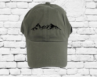 Berge Hut unstrukturierte Papa Hut Wandern Abenteuer Radfahren Mountain Range Baseball Cap