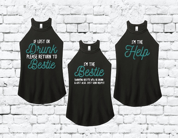 If Lost Or Drunk Please Return To Bestie Gift For Friend Tank Top If Lost Or Drunk Please Return To Bestie Gift For Friend Tank Top