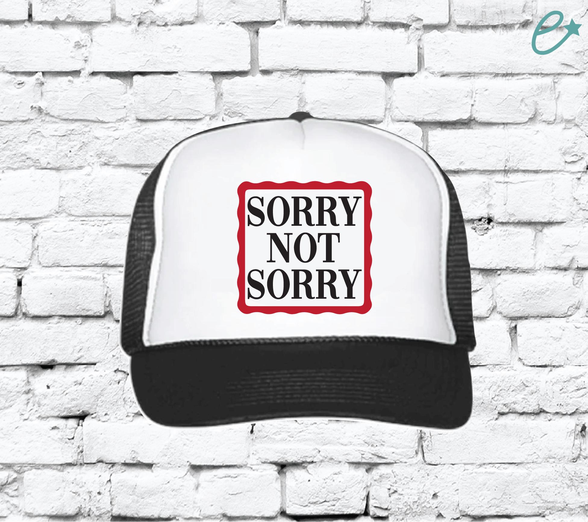 Sorry Not Sorry Black Cherry Mouth Rose Patch with Gold Chain Trucker Hat Cap Sorry Not Sorry Hat - Etsy main image 4