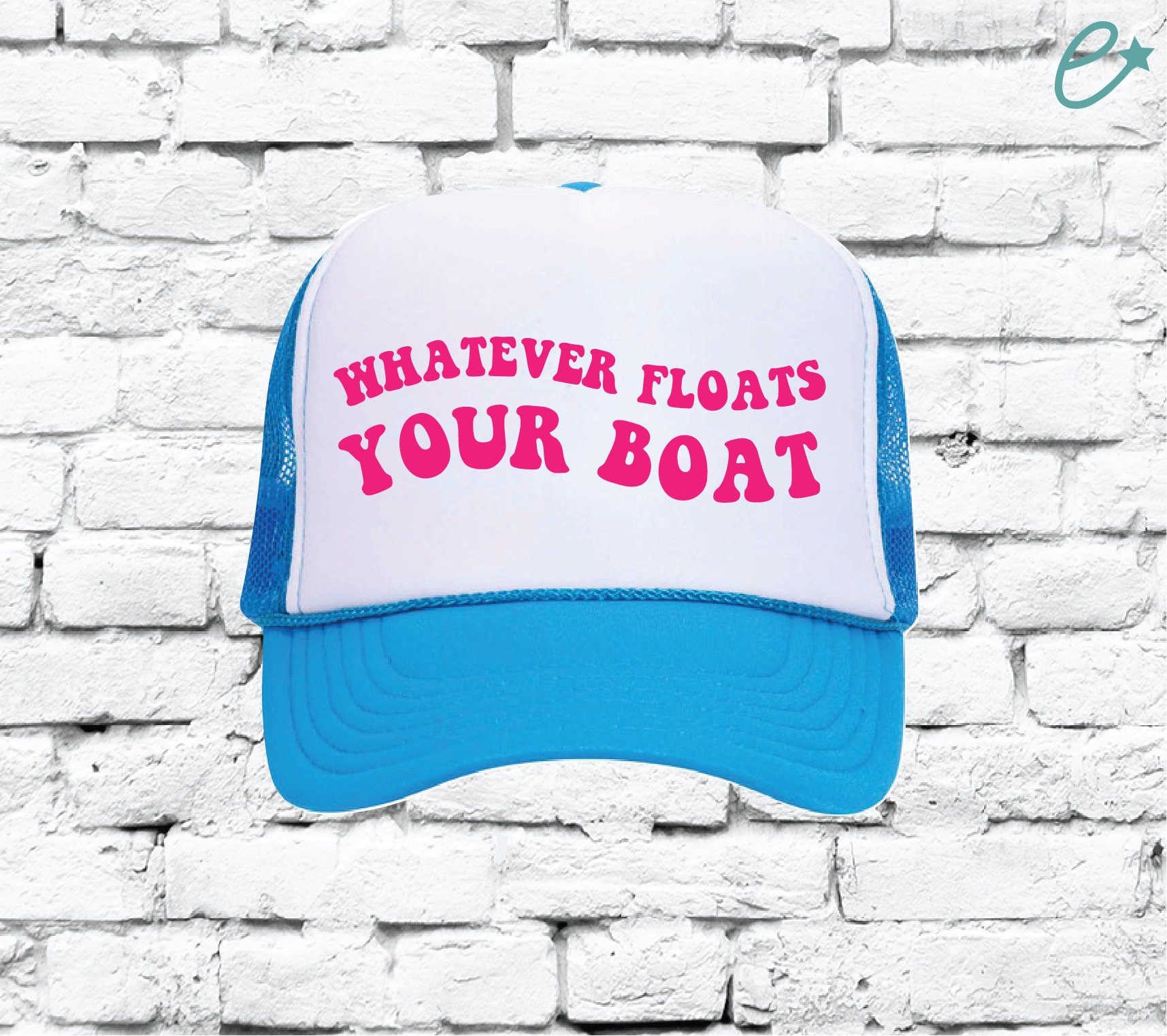 Whatever Floats Your Boat Cute Summer Trucker Hat