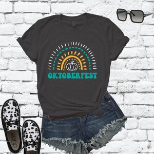 Oktoberfest Graphic Tee German Festival Fall Shirt Unisex Crew Neck T-shirt Relaxed