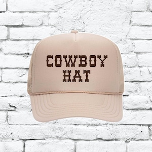 Cowboy Hat Custom Trucker Hat Snapback